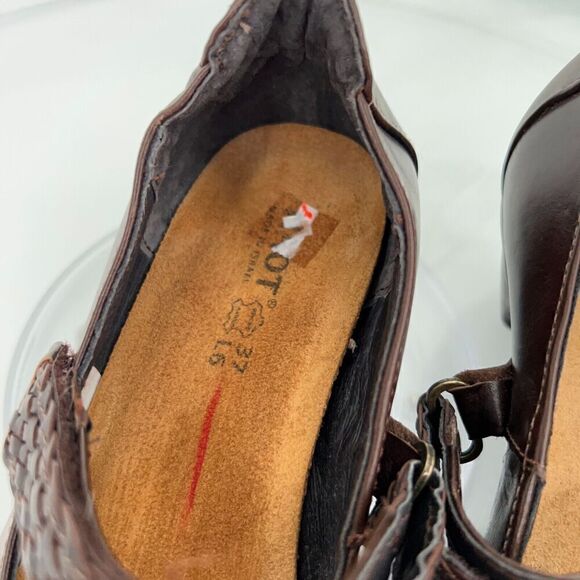 NAOT Forward Mary Janes Women's 6 37 Brown Leather Low Heel Comfort Shoes - Picture 14 of 14